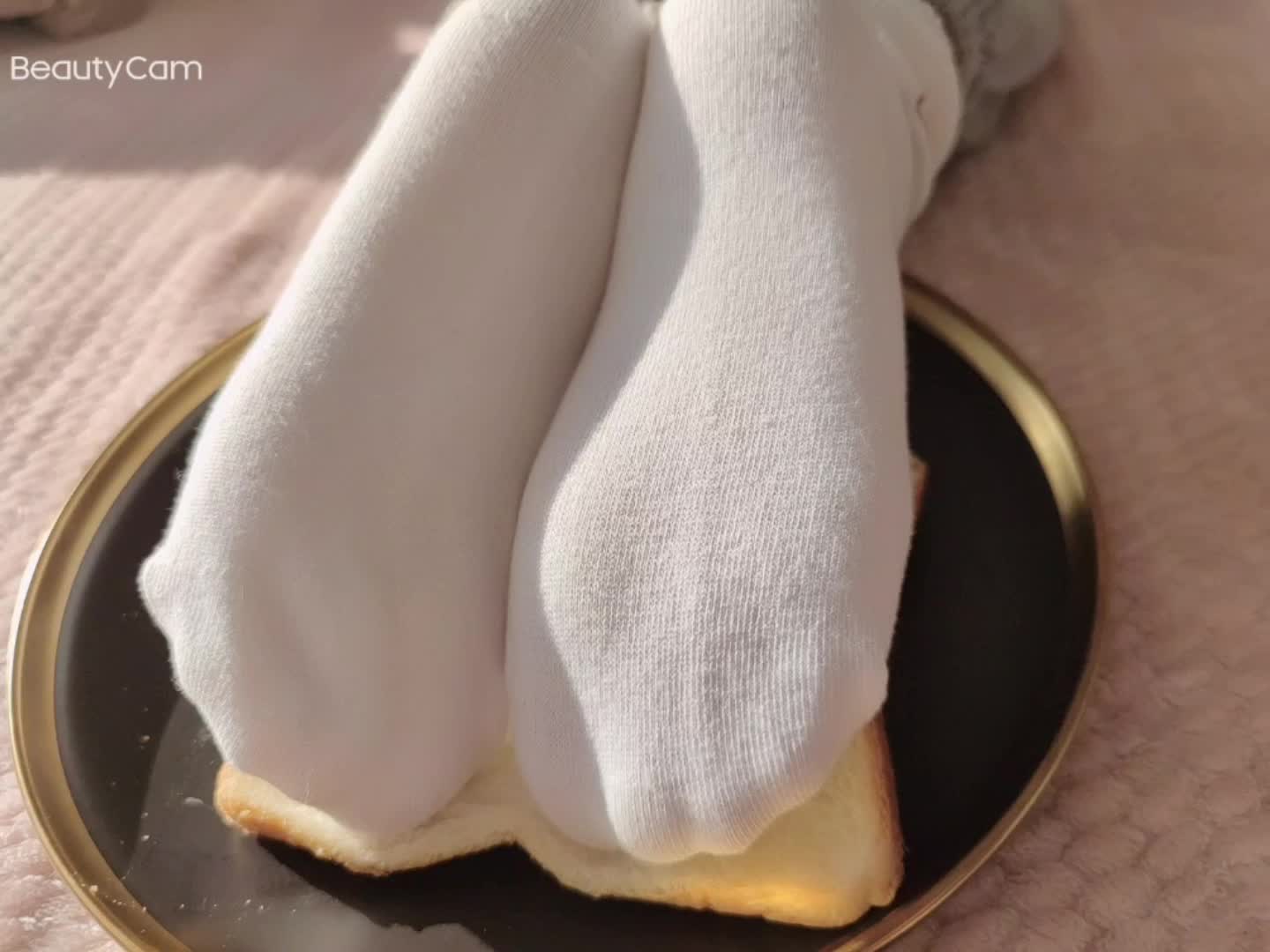 白袜 脚底 玉足汉堡