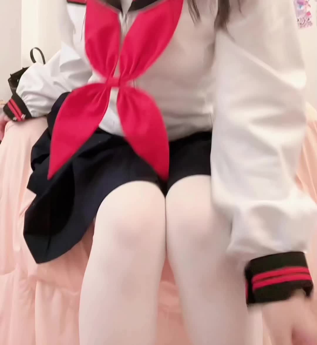 jk 白过膝袜 裸足 淫语 秀足 倒计时