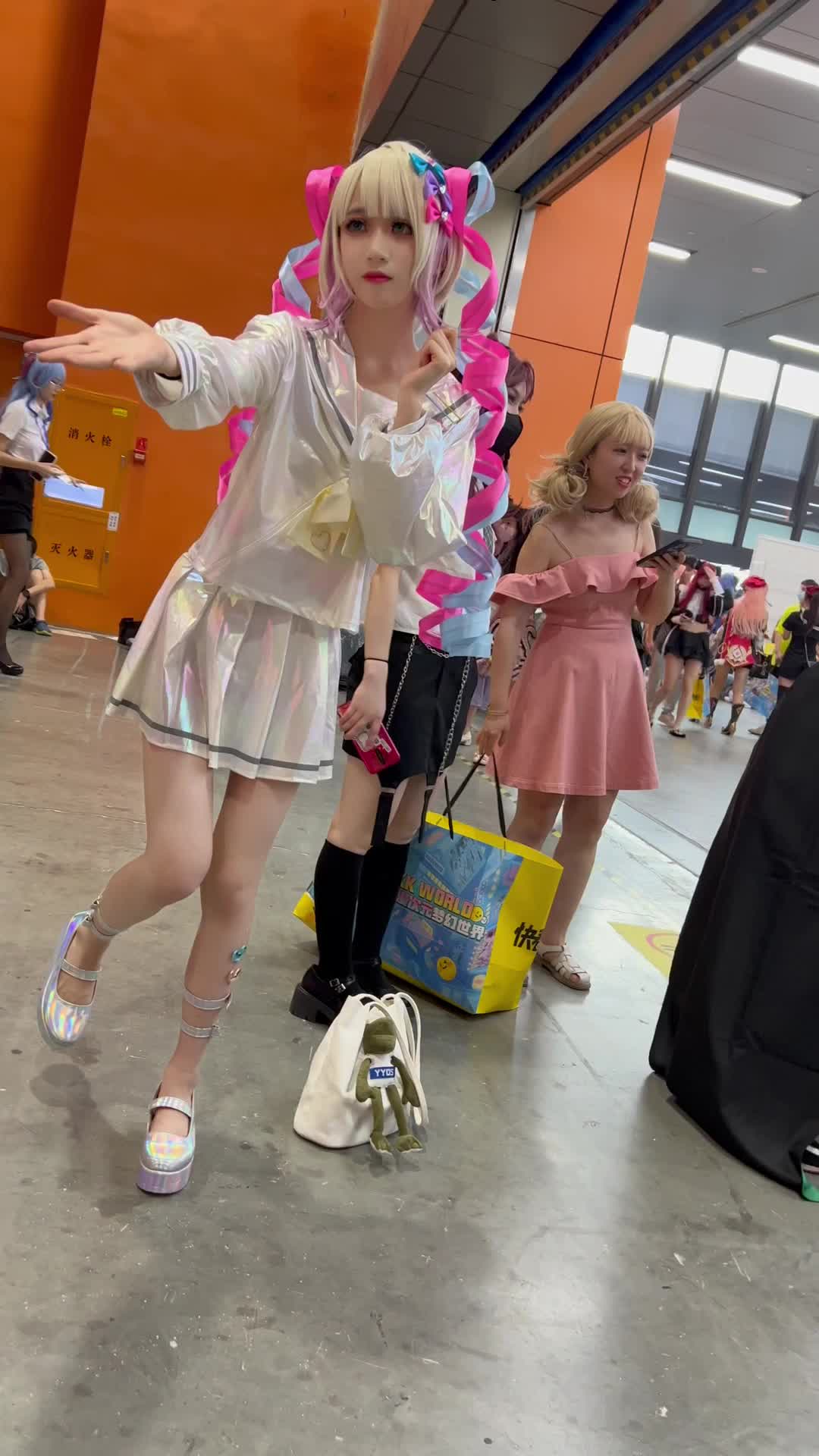 漫展 coser 高清 抄底 偷拍