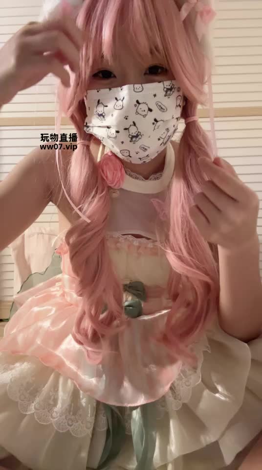 洛丽塔 双马尾 白丝 裸足 假鸡鸡 弹幕互动 撸管指挥 倒计时 盯